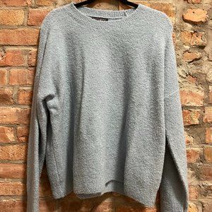 banana republic light blue crew neck sweater, size M